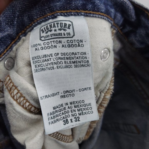 levis vintage signature straight leg jeans size 36 - Picture 13 of 13